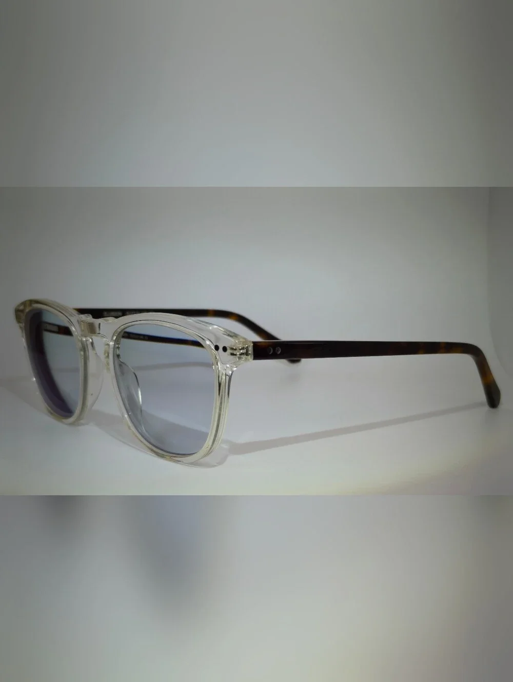 RFLKT. Illusion. Clear Square Eyewear Tortoise Temples. Well Made Frame.
